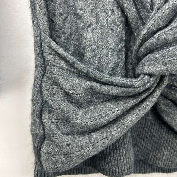 Aphorism Women's Medium Cable Knit Sweater Angora Rabbit Hair & Wool Blend - Picture 9 of 15